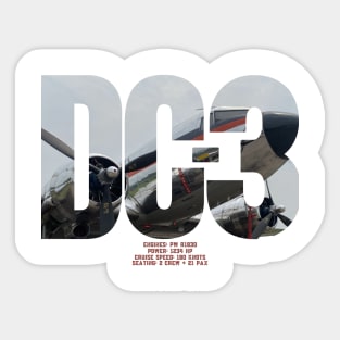 douglas DC-3 design Sticker